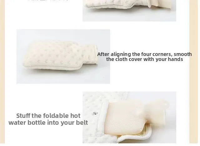Newborn Baby Hot Water Bottle - Small Mini Warm Baby Belly Heat Pack Flatulence & Colic Relief Wonder - Warm Water Bottle