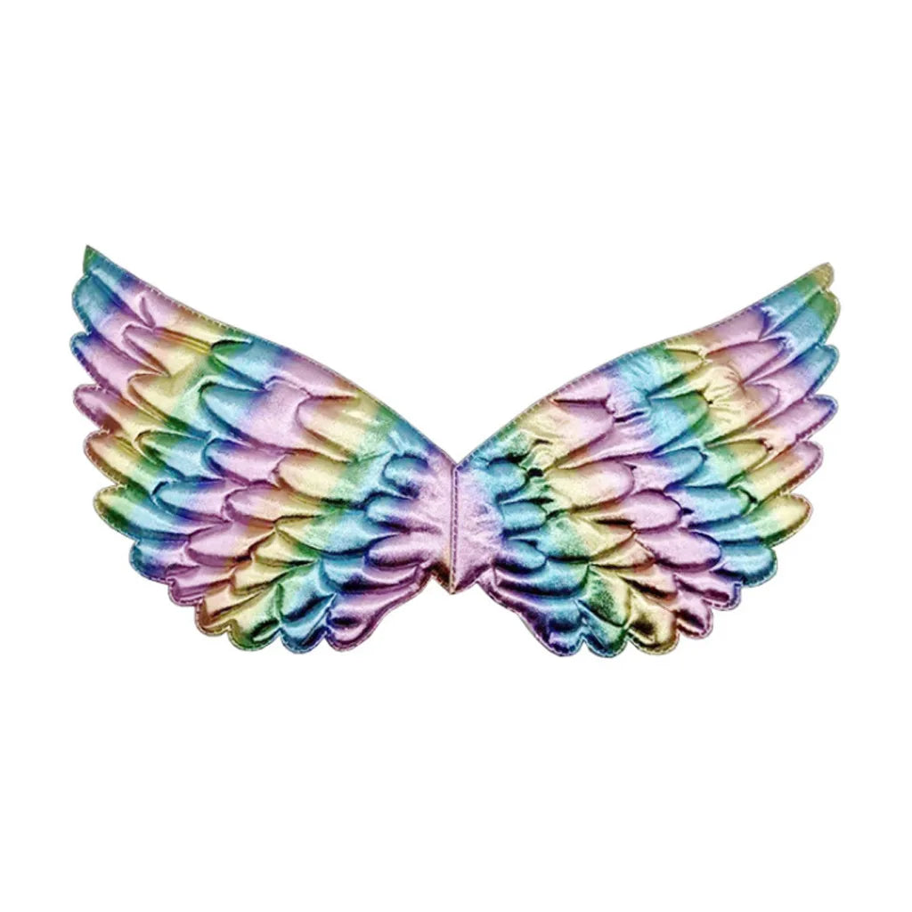 Girls Boys Birthday Unicorn Party Decor Rainbow Unicornio Wings Headband Kids Cosplay Supplies Boy Girls Baby Shower Decorations
