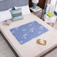 Waterproof And Washable Diaper Pad Bed Care Pad For Baby Cute Cartoon Bed Protector Diaper Bedding Comfortable Breathable