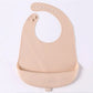 Silicone bib for baby meals - Children's waterproof bib - Feeding hygiene protection product