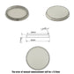 Plastic 32mm Round Bases For Warhammer Miniatures And Boardgame