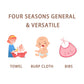 Kangobaby #My Soft Life# New 5pcs Pack Bamboo Cotton Breathable Baby Muslin Towel Newborn Burp Cloth