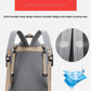 Fashionable Folding Baby Crib Mother and Baby Bag Large Capacity Hand-held Bottle Diaper Backpack Mother and Mommy Bag
