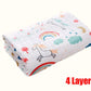 Baby Bath Towel Boy Girl Cotton Blanket For Newborn Bathrobe 4-Layer Gauze Washcloth Infant Swaddle