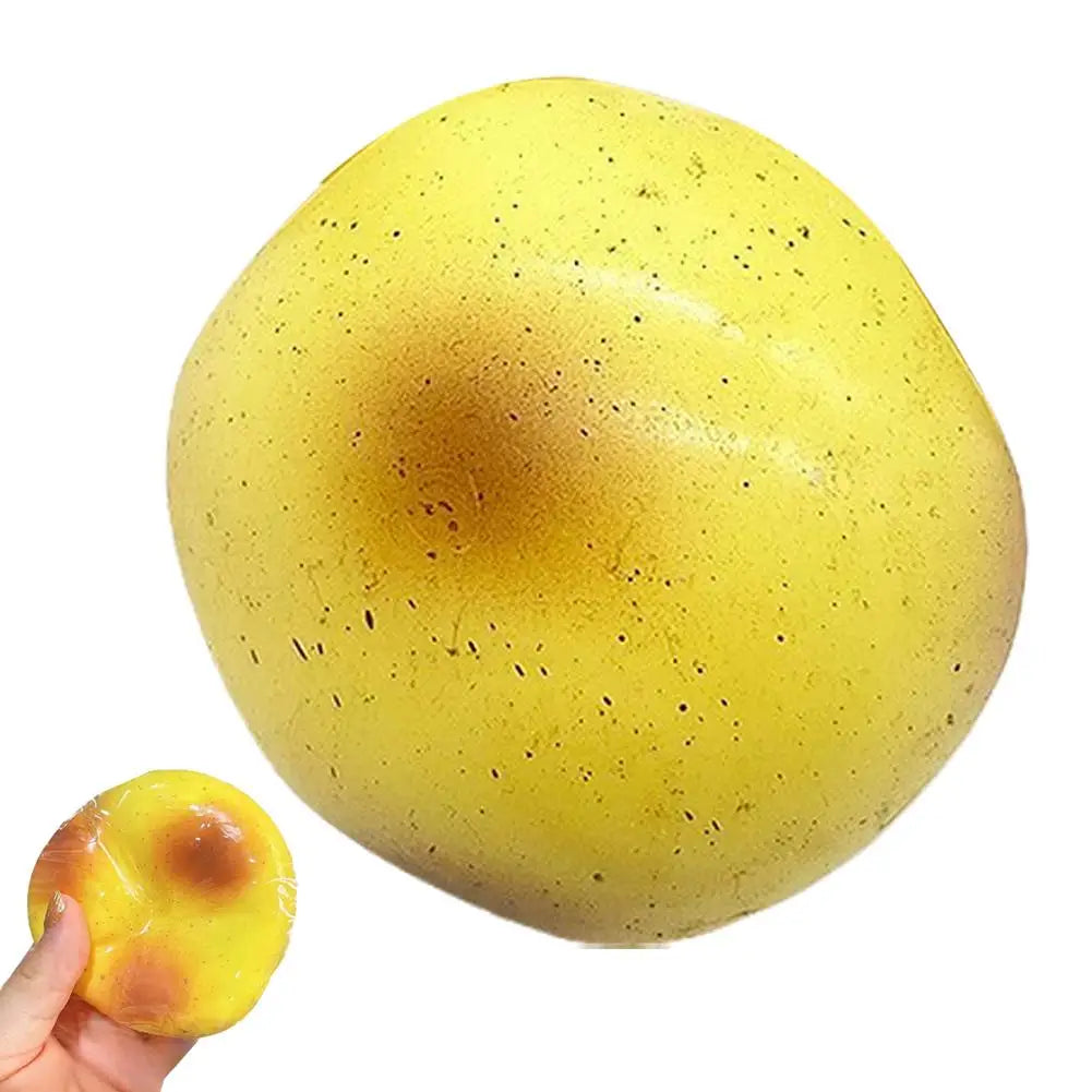 Potato Pudding Squishy Stress Ball Realistic Slow-Rise Fidget Toy Soft Stretchy Squeeze Toy for Anxiety Relief/ADHD/Kids/Adults