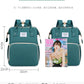 Baby Bed Mother Large Capacity Nappy Milk Bottle Backpacks with Changing Mat Convenient Baby Nursing Bags Gift Mommy Diaper Bags