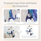 Blue Whale Baby Crib Mobile Newborn First Toy Non Woven Fabric Bamboo Ring Shape Cognition Auditory Development Nursery Decor