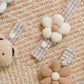 1PCS Cute Bear Baby Pacifier Clip Chain Dummy Holder Soother Pacifier Clips Strap Nipple Holder Infant Feeding Babies Accessorie