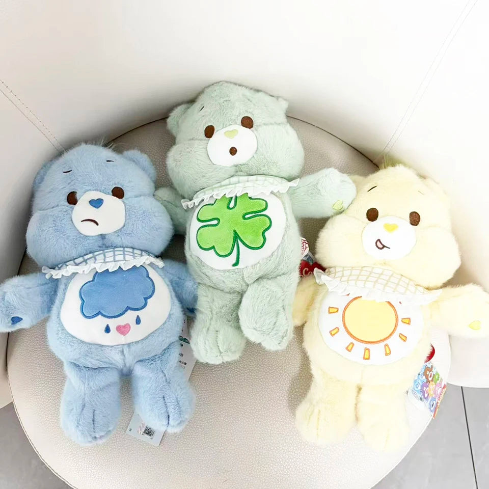 33cm Care Bears Plush Toys Stuffed Animal Cartoon Doll Soothing Comfort Toy Perfect Birthday Holiday Pillows Home Car Decor Gift