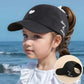 Embroidery Love Heart Baseball Cap Empty Tail Design Adjustable Strap Children Sun Hat UV Protection Amagi