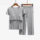 Maternity Nursing Sleepwear Clothes Set Breastfeeding Nightwear for Pregnant Women Pregnancy Breast Feeding Pajamas Suits