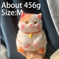 Cute Kawaii Cat Squishy Soft Silicone Stress Relief Squeeze Toy Anxiety Relief Desk Buddy Gift for Kids Adults Desk Decor Gift