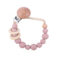 Baby Anti-drop Chain Pacifier Clips Silicone Beads Infant Nipple Appease Soother Chain Clips Dummy Holder Nipple Clip
