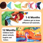 Baby Books Toys 0-6-12 Months,Baby Touch and Feel Crinkle Books, Newborn Infant Carseat Toys Shower Gifts Easter Basket Stuffers