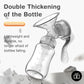 Manual Breast Pump Baby Bottle 2-in-1 Milk Extractor & Storage Bottle Soft Silicone Massage BPA-Free for Nursing Mom MB6