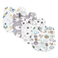 4Pcs Baby Bibs Burp Clothes Cartoon Newborn Saliva Towels for Girls Boys Cotton Kids Apron Infant Accessories Toddler Bibs Set
