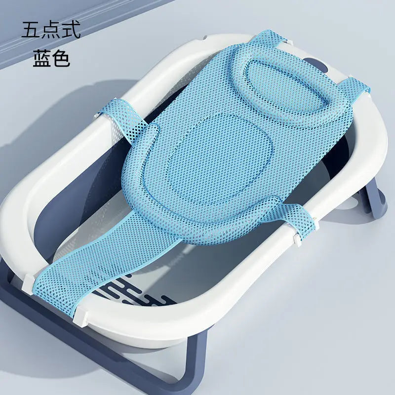 Baby Bathing Seat Support Mat Newborn Bath Tub Seat Baby Bathing Tub Non Slip Pad Safety Bath Support Soft Cushion Mat Pillow