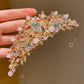 1 Piece Girls Crown Hair Hoop Rhinestone Decoration Beautiful Princess Hair Accessories for Birthday Party and Daily Wear