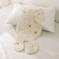 Baby Stroller Seat Cushion Pad Bear Bunny Embroidery All Seasons Cotton Breathable Cart Mattress Infant Newborn Pram Accessories