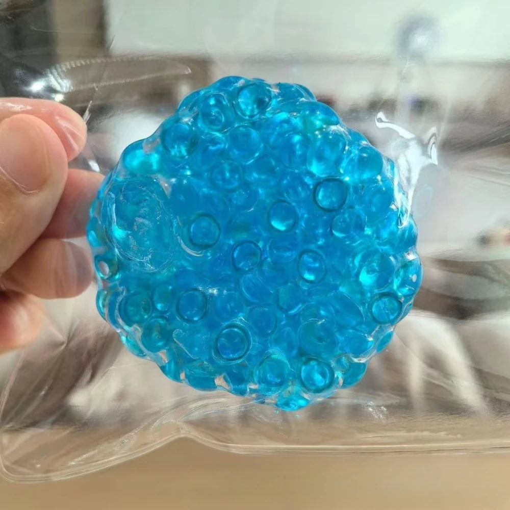 Squishy Balls Ice Beads Stress Relief Toy Super Soft Sensory Fidget Toys for Kids Adults Anxiety Relaxation Squeeze Gift