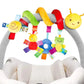 Baby Crib Hanging Rattles Toys Car Seat Toy Soft Mobiles Stroller Crib Cot Spiral Toy Pram Hanging Dolls for Babies Newborn Gift