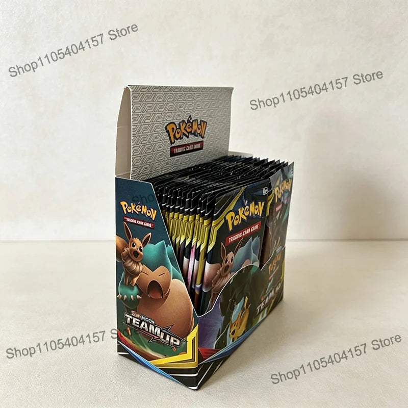 360Pcs Pokemon TCG Sun & Moon Team Up English Version Pokemon Booster Battle Transaction Card Trading Cards Collection Toy Gift