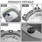 Newborn Collapsible Baby Bathtub Portable Travel Tub with Thermometer And Soft Floating Cushion Drain Hole Baby Tubs