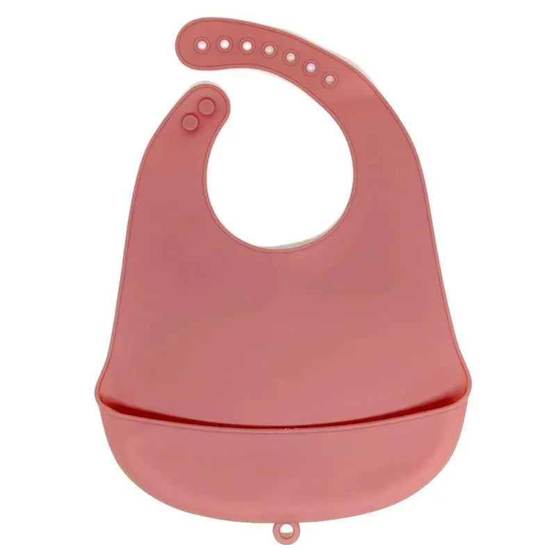 Silicone bib for baby meals - Children's waterproof bib - Feeding hygiene protection product