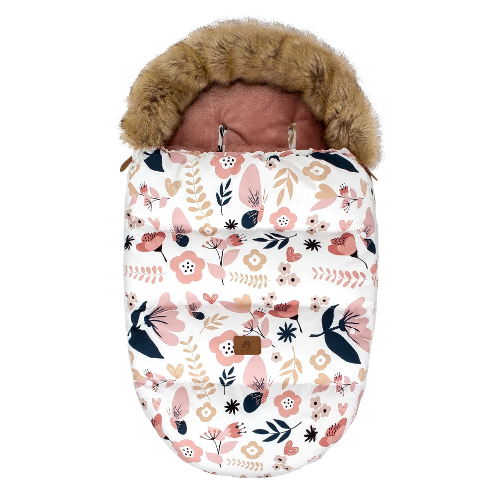0-24Months Baby Carriage Sack Winter Warm Thicker Envelope For Discharge Stroller Footmuff Universal Pram Cover Accessories