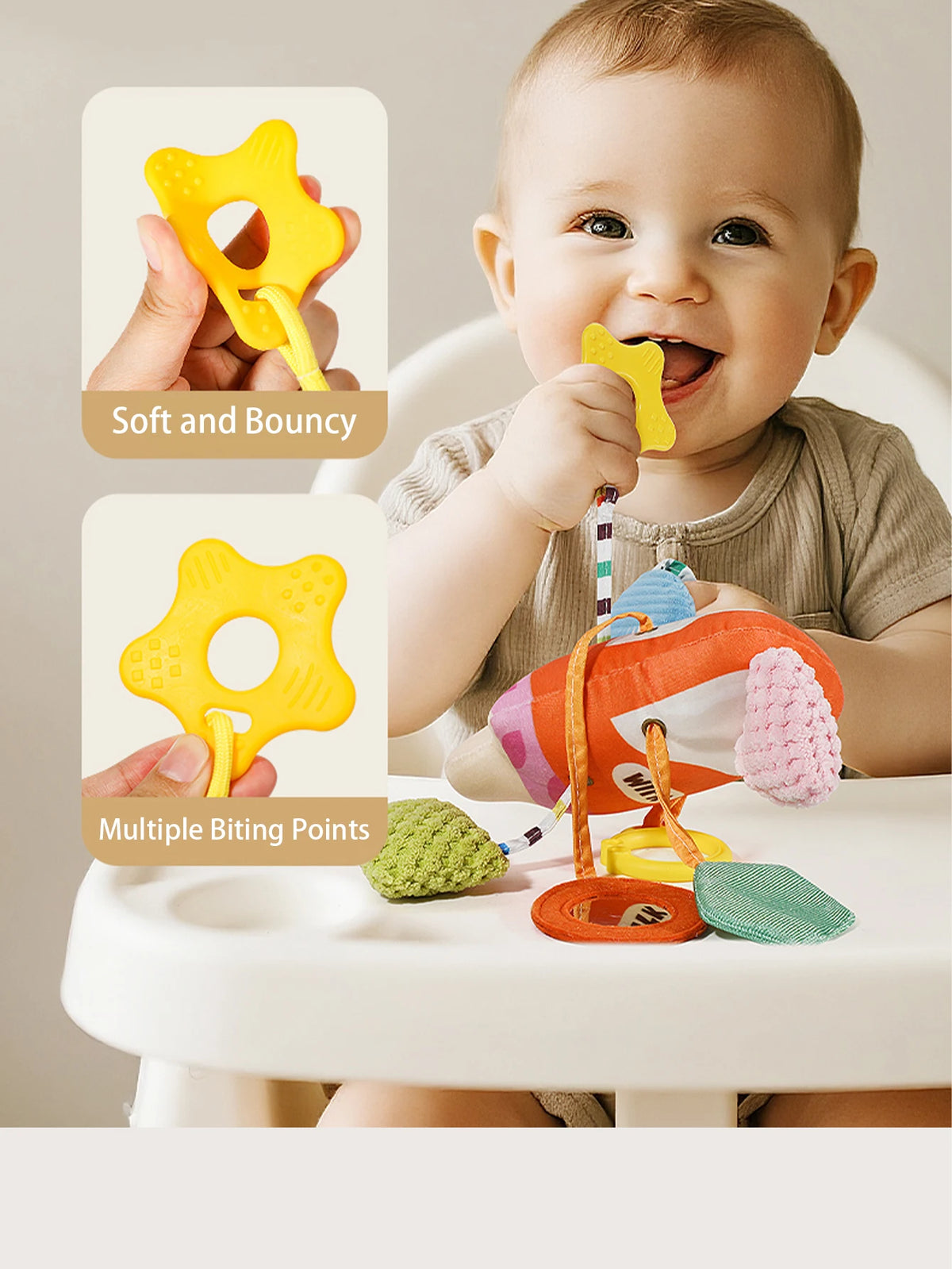 Baby Bed Bell Toy Car Milk Bottle Themed Bed Hanging Rattle Decoration Infant Soothing Stroller Hanging Piece