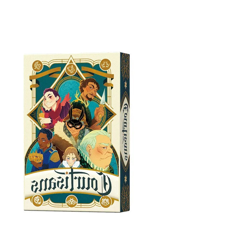 Courtisans Party Card Game 2-5 Players Social Deduction Strategy Board Game with Hidden Roles Family Night Interactive Fun