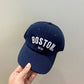 Solid Letter Kids Baseball Cap Embroidery Children Girls Boys Sun Hat Spring Summer Outdoor Adjustable Visor Baby Cap