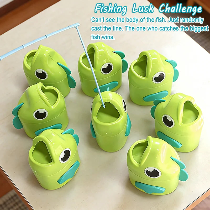 Fishing Battle Board Game Kid Fish Body Stretchable Long Short Competition Fun Family Party Interaction Social Table CreativeToy