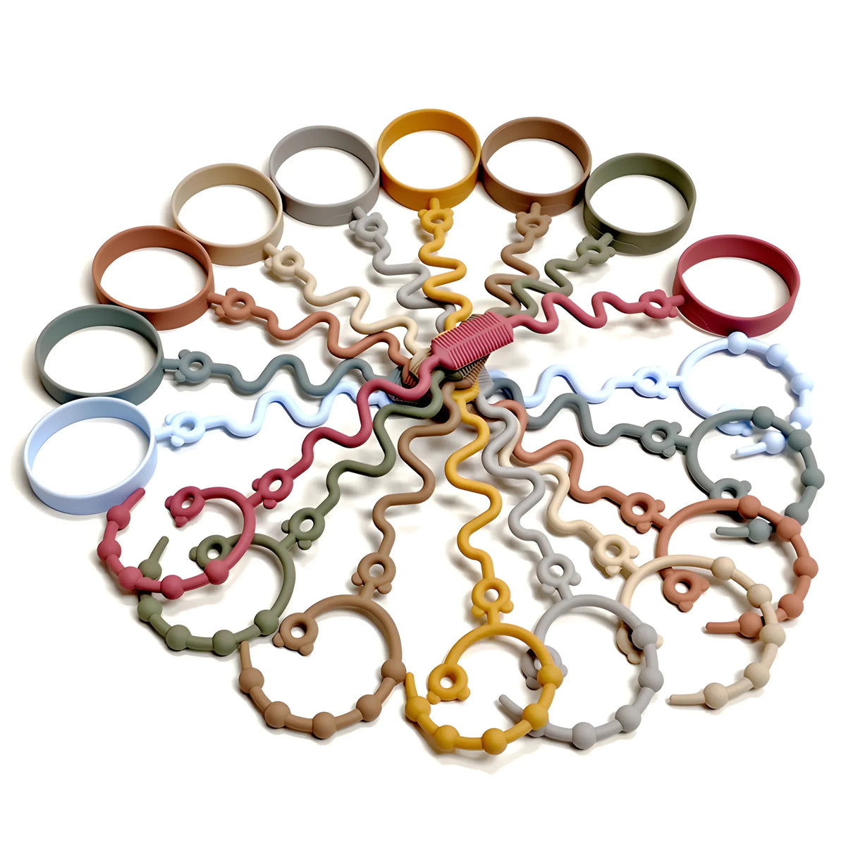 Baby Special Anti-Loss Chain Food-Grade Children Pacifier Anti-Drop Chain Teether Toys Water Cup Strap Anti-Loss Rope