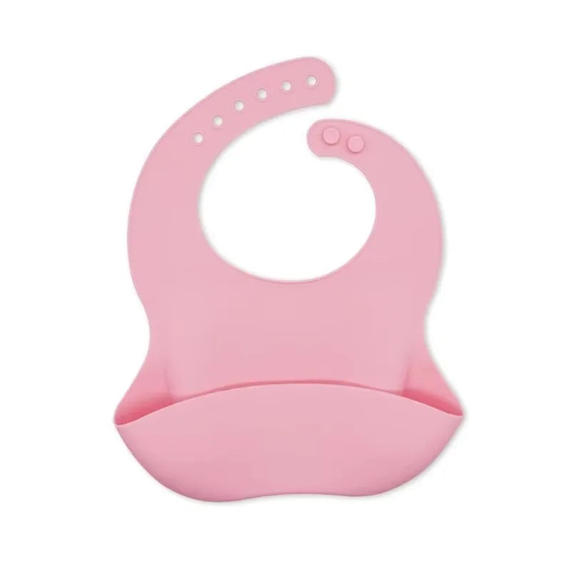 3D Waterproof Baby Bib - Cute Cartoon Animal Print Adjustable Children's Bibs for Girls & Boys, Silicone Feeding Apron with Deep