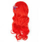 Girl Princess Elsa Anna Wig Kid Halloween Party Carnival Disguised Belle Wednesday Mermaid Rapunzel Aurora Snow White Ariel Hair