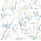 Organic Play Mat | Rectangle | Bunnies