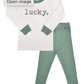 pajamas | lucky basic green