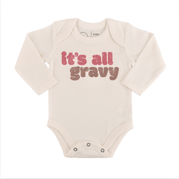 graphic bodysuit | all gravy (long sleeve)