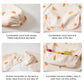 Baby Smock Bib Soft Full Sleeve Adjustable Weaning Smock Full Sleeve Toddler Eating Shirt Bibs for 6-36 Months Kids Girls Boys
