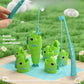 Fishing Battle Board Game Fish Body Stretchable Long Short Competition Kid Fishing Master Toy Family Interaction Educational Toy