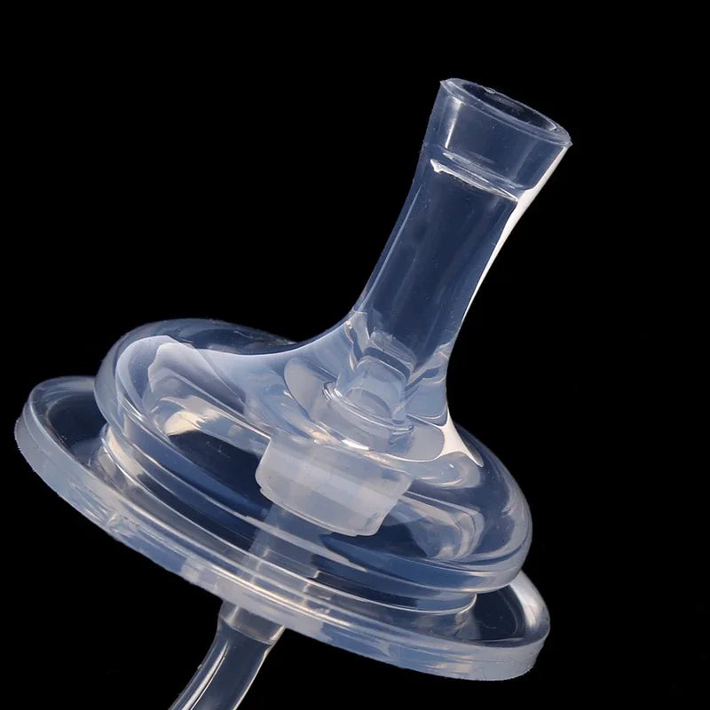 Baby Bottle Straw Replacement Wide Mouth Caliber Silicone Feeding Accessories Learn Drinking Cups Straw for Head Replace