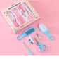 6pcs Baby Care Set Hair Comb Grooming Brush Set Nail Trimmer Scissors Clipper Hygiene Kit Healthcare Tools Sets for Toddler Gift