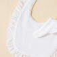 3 Pcs Baby Girls' Saliva Towel 100% Cotton Soft Comfort Lace White Simplicity 0-2 Yeas Old