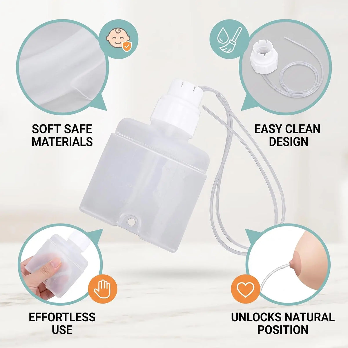 Free Ship Breastfeeding Newborn Essential- BPAFree Supplemental Nursing System Baby Nutrition Feeding Bottle Combo Baby Feeding