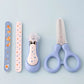 4 Pcs/Set Baby Care Set: Nail Clipper with Cover, Nail Files, Scissors