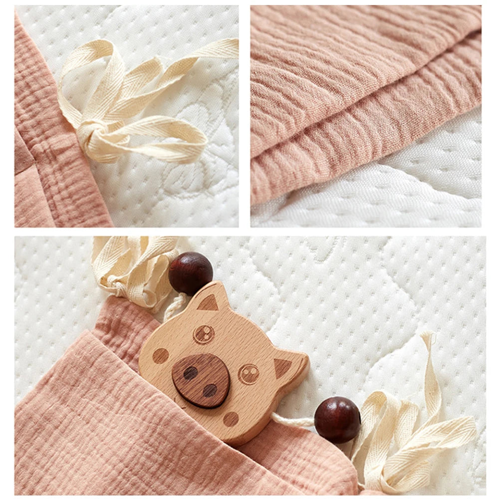Baby Crib Organizer Cot Caddy Bed Storage Bag 2 Pockets Bedside Hanging Diaper Nursery Toys Bag Diapers Stroller Organize