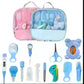 Baby Care Kit Baby Nail Clippers Nasal Aspirator Nose Cleaning Tool Safety Comb Brush 10-Piece Set Specially Designed for Bags