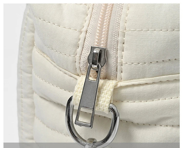 New Newborn Baby Care Diaper Bag Mommy Maternity Shoulder Bag Embroidery Quilted Stroller Diaper Storage Organizer Large Handbag