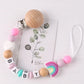 Baby products Beech clip silicone pacifier chain